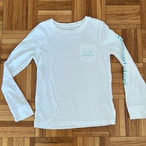 Vineyard vines T-shirt, long sleeves girls size medium 10 to 12